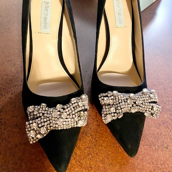 Blue by Betsey Johnson black suede stilettos - Picture 5 of 7